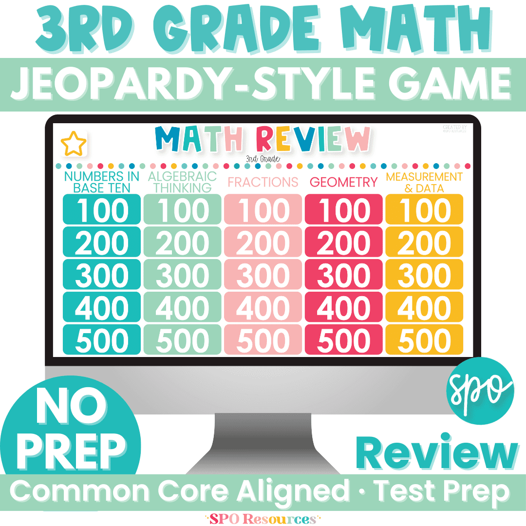 3rd Grade Math Test Prep game