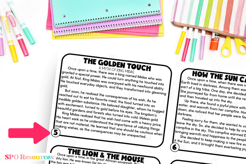 ELA Test Prep Jeopardy theme passage 2